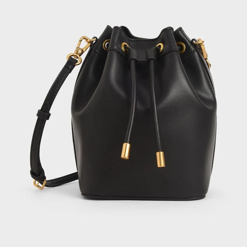 Charles and Keith Drawstring bucket bag